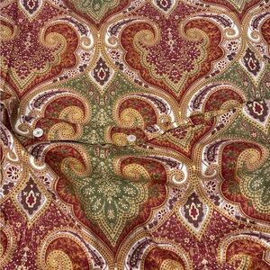 Paisley Patterned Duvet Cover and sham twin size